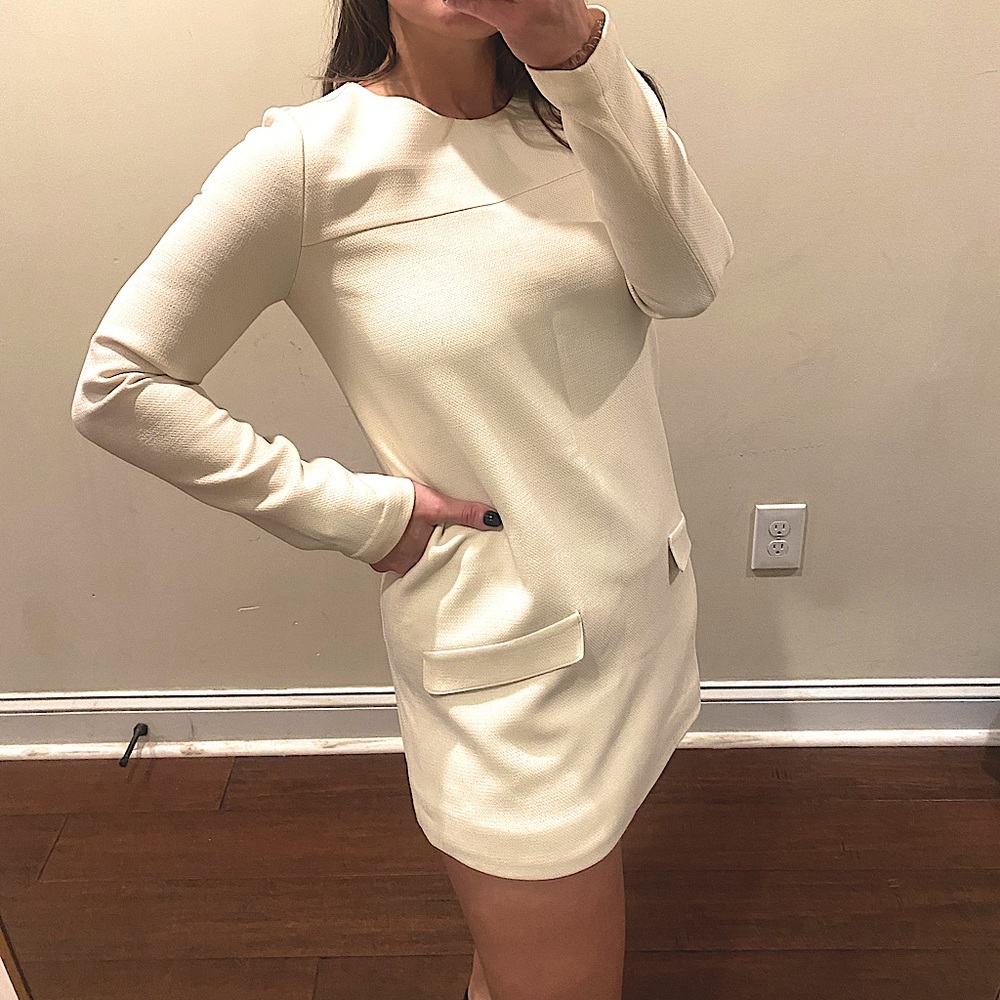 Joie NWOT Tola Long Sleeve Wool Mini Dress Size XS - Picture 4 of 11